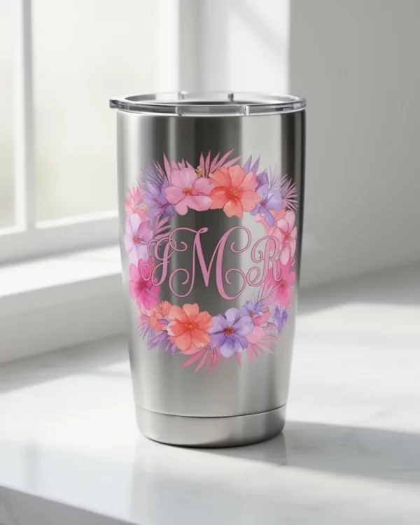 Tropical Floral 20oz Tumbler